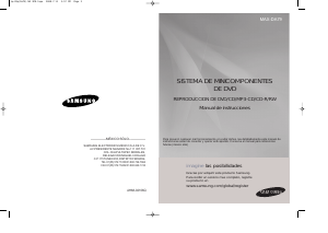 Manual de uso Samsung MAX-DA79 Set de estéreo