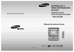 Manual de uso Samsung MAX-DC640 Set de estéreo