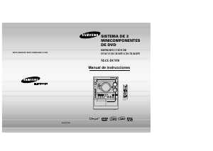 Manual de uso Samsung MAX-DC950 Set de estéreo
