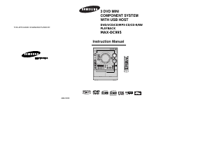Handleiding Samsung MAX-DC995 Stereoset