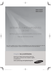 Manual de uso Samsung MAX-DG53 Set de estéreo