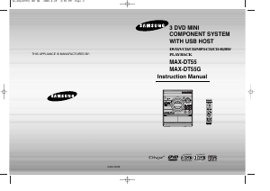 Handleiding Samsung MAX-DT55 Stereoset