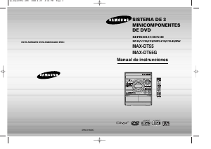 Manual de uso Samsung MAX-DT55 Set de estéreo