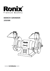Manual Ronix 3509N Bench Grinder