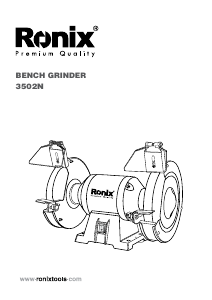 Handleiding Ronix 3502N Tafelslijpmachine