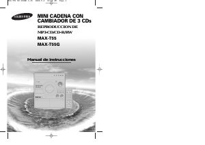 Manual de uso Samsung MAX-T55 Set de estéreo