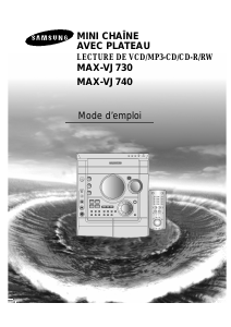 Mode d’emploi Samsung MAX-VJ730 Stéréo