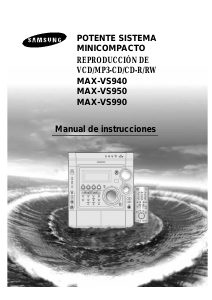 Manual de uso Samsung MAX-VS940 Set de estéreo