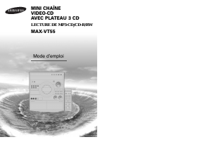 Mode d’emploi Samsung MAX-VT55 Stéréo