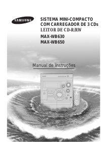 Manual Samsung MAX-WB630 Aparelho de som