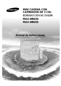 Manual de uso Samsung MAX-WB630 Set de estéreo
