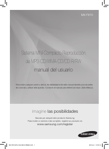 Manual de uso Samsung MX-F870 Set de estéreo