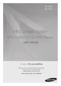 Handleiding Samsung MX-H730 Stereoset