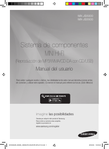Manual de uso Samsung MX-JS5000 Set de estéreo
