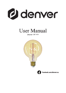 Manuale Denver LBF-404 Lampada