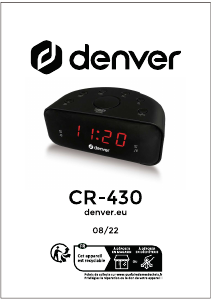 Handleiding Denver CR-430 Wekkerradio