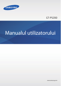 Manual Samsung GT-P5200 Tabletă