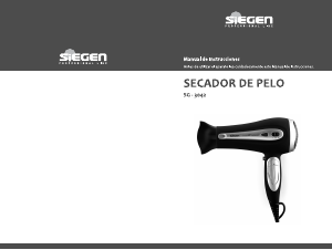 Manual de uso Siegen SG-3042 Secador de pelo