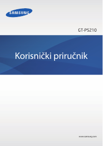 Priručnik Samsung GT-P5210 Tablet