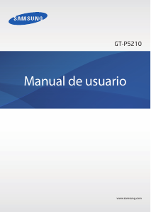 Manual de uso Samsung GT-P5210 Tablet