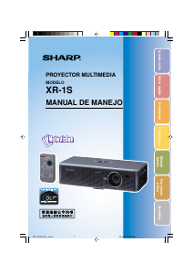 Manual de uso Sharp XR-1S Proyector