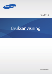 Bruksanvisning Samsung SM-T110X Tablet