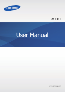 Manual Samsung SM-T311 Tablet