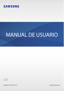 Manual de uso Samsung SM-T390 Galaxy Tab Active 2 Tablet