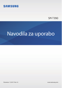 Priročnik Samsung SM-T390 Galaxy Tab Active 2 Tablica