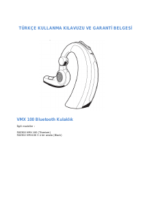 Kullanım kılavuzu Sennheiser VMX 100 Bluetooth Mikrofonlu kulaklık