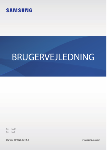 Brugsanvisning Samsung SM-T505 Galaxy Tab A7 Tablet