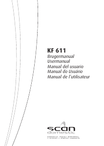 Manual de uso Scandomestic KF 611 Congelador