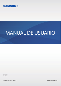 Manual de uso Samsung SM-T540 Galaxy Tab Active Pro Tablet