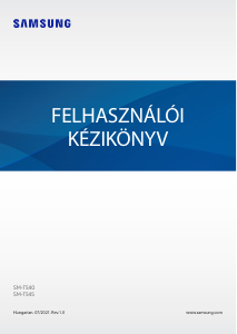 Használati útmutató Samsung SM-T545 Galaxy Tab Active Pro Táblagép
