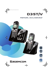 Mode d’emploi Sagemcom D35T Téléphone sans fil