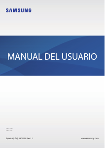 Manual de uso Samsung SM-T720 Galaxy Tab S5e Tablet