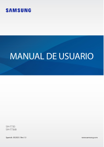 Manual de uso Samsung SM-T730 Galaxy Tab S7 Tablet