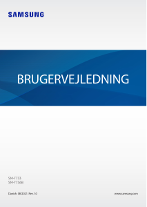 Brugsanvisning Samsung SM-T733 Galaxy Tab S7 Tablet