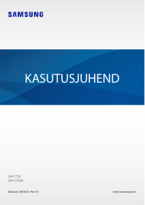 Kasutusjuhend Samsung SM-T733 Galaxy Tab S7 Tahvelarvuti