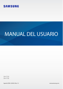 Manual de uso Samsung SM-T735 Galaxy Tab S7 Tablet