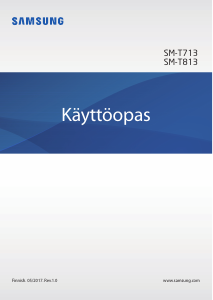 Käyttöohje Samsung SM-T813 Galaxy Tab S2 Taulutietokone