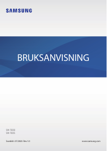 Bruksanvisning Samsung SM-T830 Galaxy Tab S4 Tablet