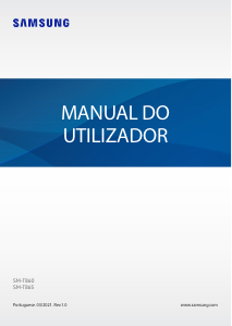 Manual Samsung SM-T860 Galaxy Tab S6 Tablet