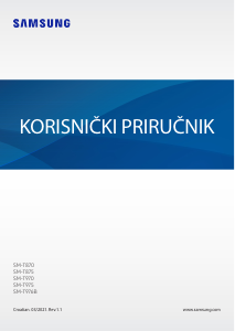 Priručnik Samsung SM-T870 Galaxy Tab S7 Tablet