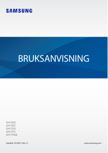 Bruksanvisning Samsung SM-T976B Galaxy Tab S7+ Tablet