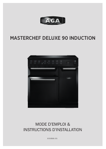 Mode d’emploi AGA Masterchef Deluxe 90 Induction Cuisinière