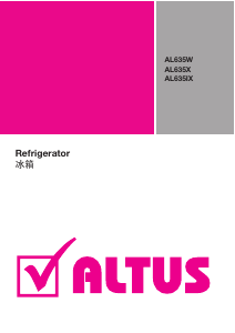 Manual Altus AL 635 IX Fridge-Freezer