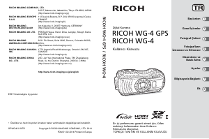 Kullanım kılavuzu Ricoh WG-4 Dijital kamera