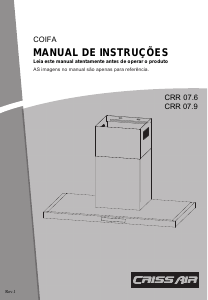 Manual Crissair CRR 07.9 G4 Exaustor