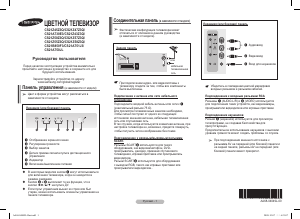 Руководство Samsung CS-21Z47Z3Q Телевизор